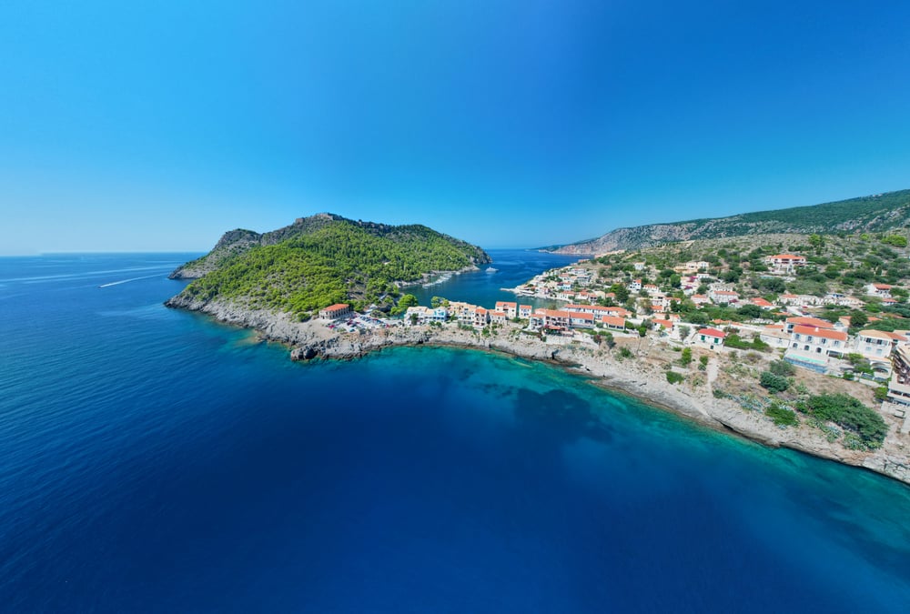 Vista sull'isola di Cefalonia, Grecia