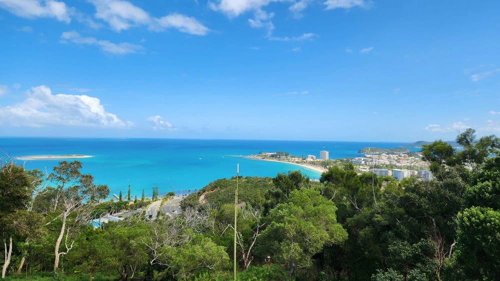 Vista sulla baia di Noume, Nuova-Caledonia